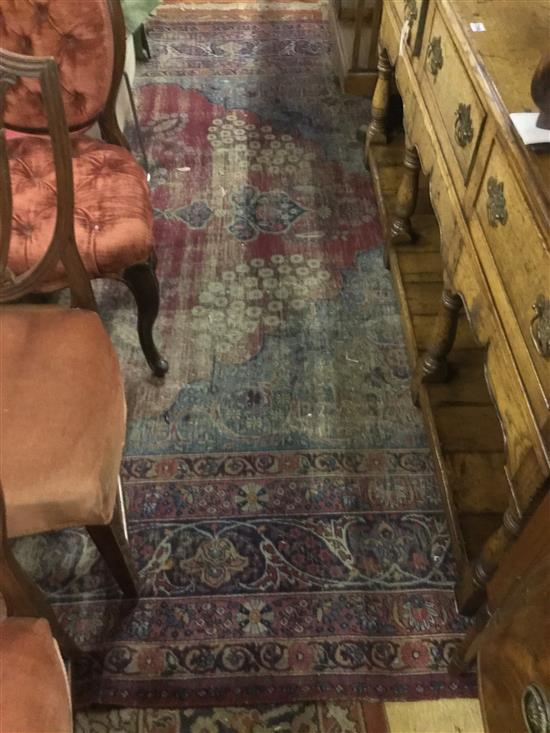 Purple Tabriz carpet circa 1900